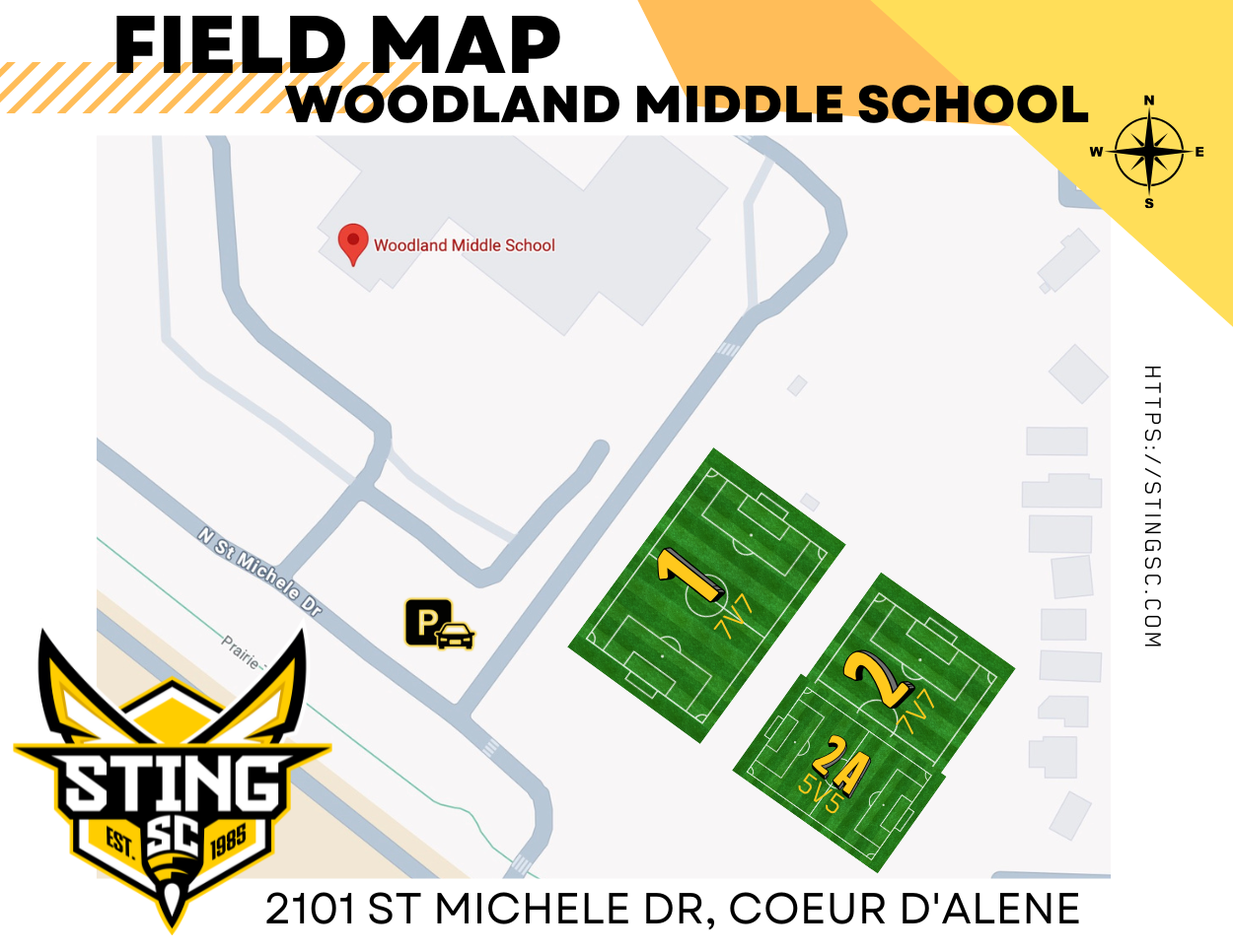 2025 Field Map - Woodland